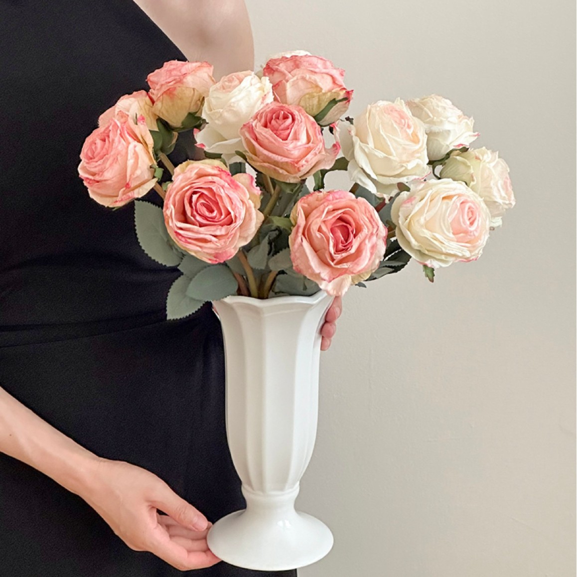 INS Anna Rose flor artificial mesa de comedor sala de estar decoración Salón de la boda celebración de la flor accesorios de fotografía