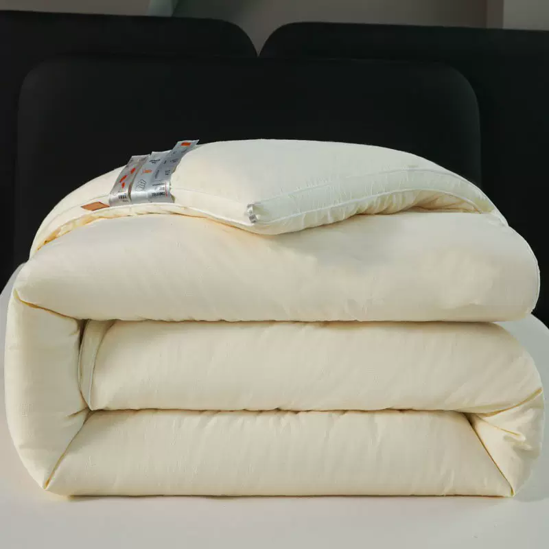 秋冬新款原棉提花大豆被春秋被加厚保暖冬被家用单双人被子被芯