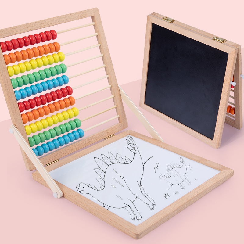 Ventas directas de la fábrica Haya tablero dibujo estante cálculo kindergarten contador Escuela Primaria adición y resta niños Iluminación matemáticas enseñanza ayudas