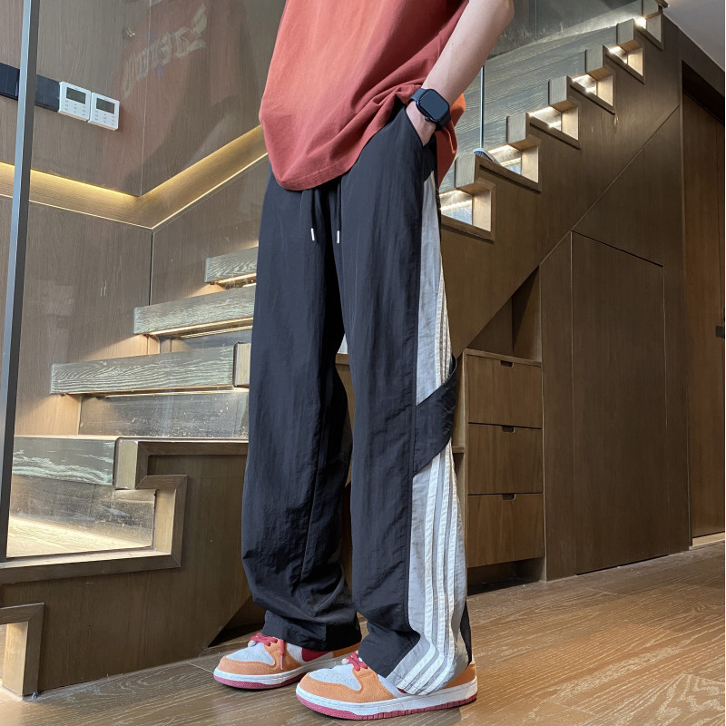 Men's Summer Thin Straight-Leg Loose Workwear Casual Pants, Men's 2026 Summer Striped Casual Quick-Dry Pants Men's Summer Thin Straight-Leg Loose Workwear Casual Pants, Men's 2026 Summer Striped Casual Quick-Dry Pants