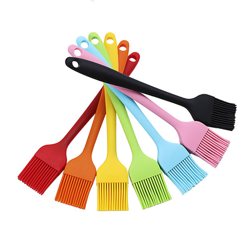 Baking Tools 21cm integrated small silicone brush, barbecue brush, oil brush, silicone sweep, DIY cake tool