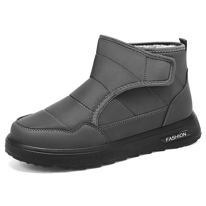 Zapatos de algodón para hombres botas personalizadas botas de nieve de poliuretano de tamaño grande botas de algodón gruesas botas de alto perfil