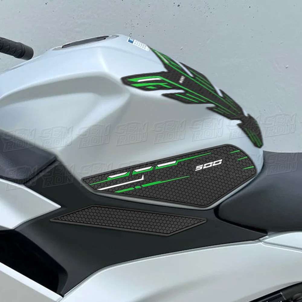 Suitable for Kawasaki NINJA 500 SE motorcycle fuel tank stickers, anti-slip side fuel tank stickers, waterproof pads, rubber stickers
