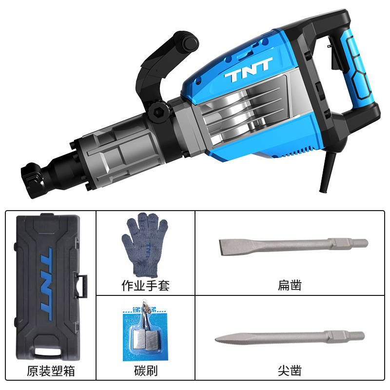 Antimonio En Antimonio TNT13T15T16T Pico eléctrico Martillo eléctrico Alta potencia Ingeniería de carreteras de hormigón de grado industrial pesado Demolición de muros