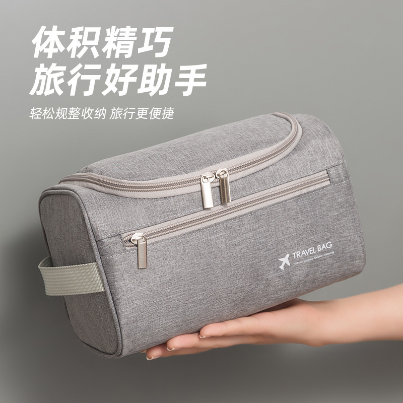 Bolsa de baño portátil transfronteriza al por mayor bolsa de baño multifuncional bolsa de maquillaje portátil de gran capacidad bolsa de almacenamiento de gancho