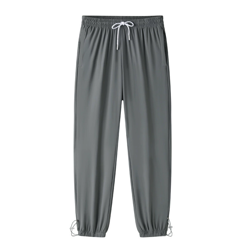 Summer silk breathable trousers for leisure