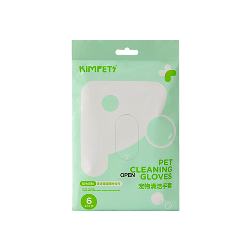 Guantes desechables para mascotas Limpieza en seco Desodorante Limpieza Perros Toallitas para gatos Limpieza de guantes para gatos Venta al por mayor transfronteriza