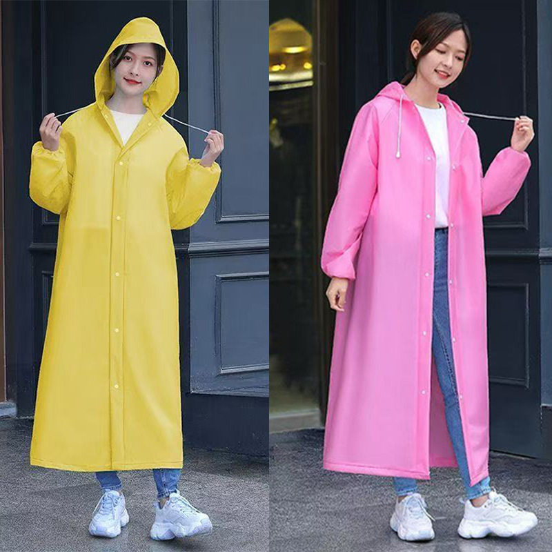Disposable Raincoat, Single-Person, Full-Body, Long, Portable, Rainstorm-Proof, Unisex Set, Adult Thickened Outerwear Rain Poncho