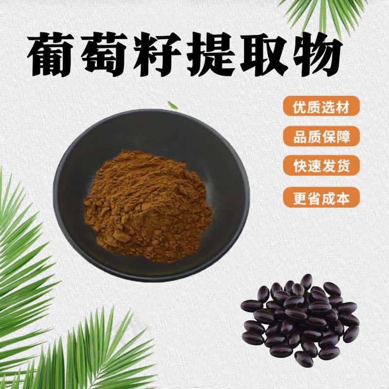 葡萄籽提取物10:1水溶性粉食品级原料植物萃取精细粉末现货包邮