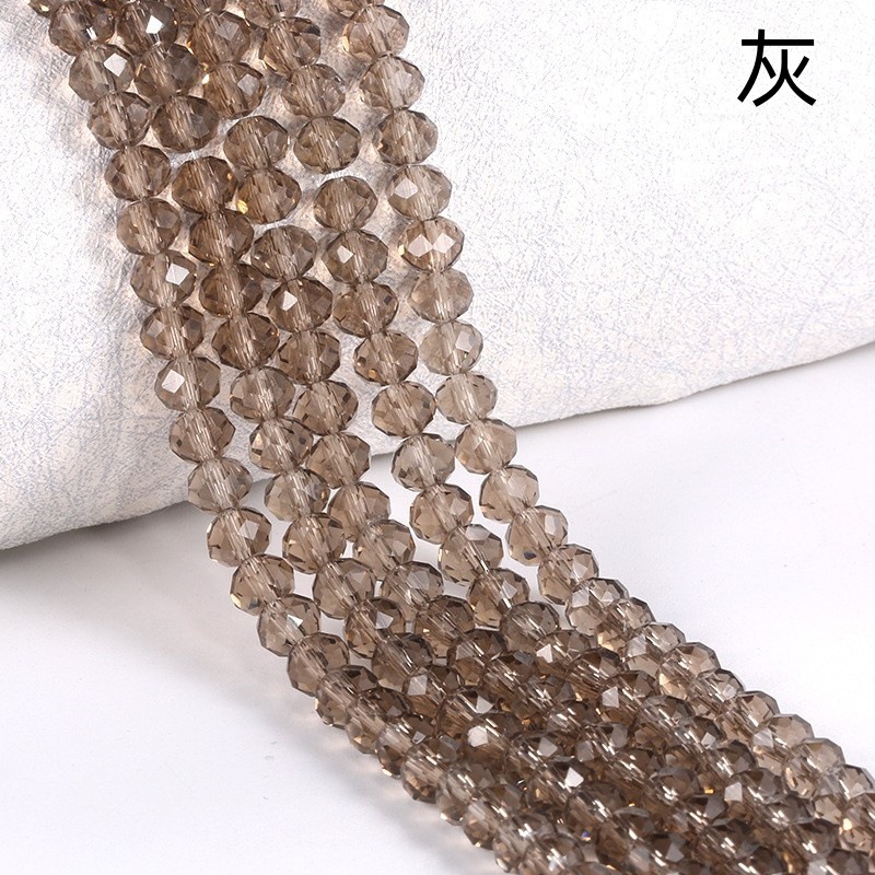 Cuentas planas transfronterizas Cuentas de vidrio Jingjing Cuentas sueltas de bricolaje hechas a mano Accesorios de ropa Cadena de teléfonos móviles Accesorios de joyería al por mayor