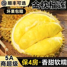 越南金枕新鲜越南树熟3.5-8斤榴莲干包核小新鲜整果