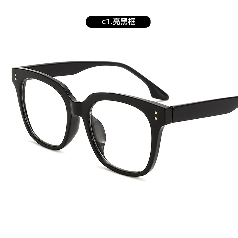 Gafas a prueba de luz azul de moda seleccionadas más vendidas, gafas simples de sentido avanzado, gafas planas, monturas de moda