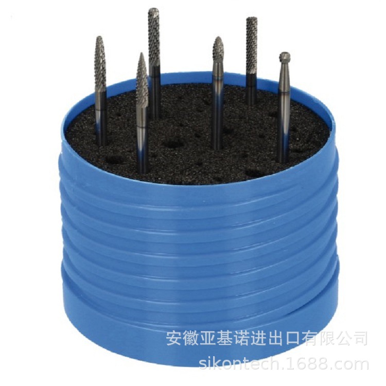 德国 钨钢铣刀 铣削磨头 硬质合金旋 转锉麻花钻 90° 60°角锉