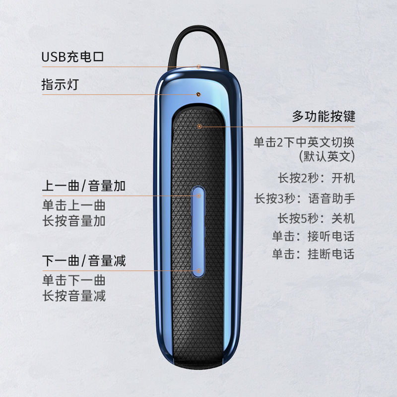 5.0入耳栓式片耳bluetoothイヤホン運動防水互換ステレオbluetoothイヤホンプレゼント卸売り|undefined