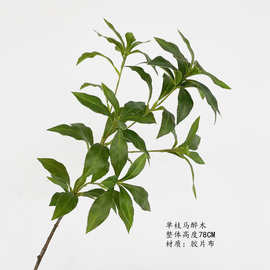 高仿真手感马醉木树枝单枝日本吊钟叶北欧简约植物室内装饰摆放绿
