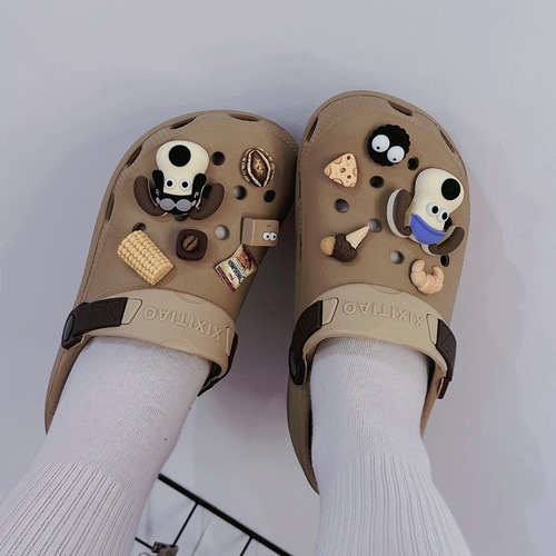 Shoe buckle shoe flower hole shoe accessory DIY detachable accessories cartoon leader dog new style 3D shoe flower