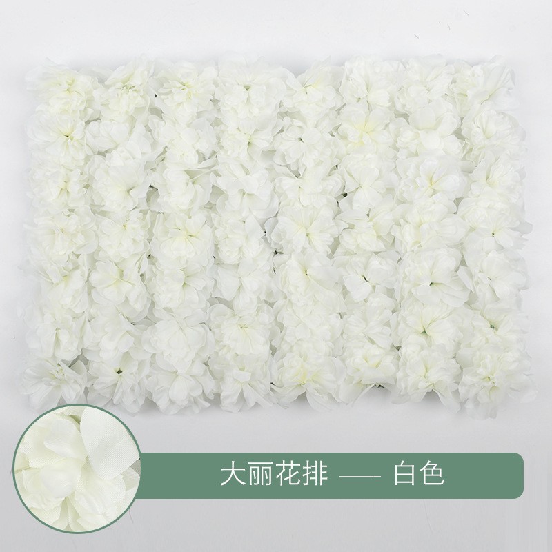 Muro de Flores de Hortensia para Decoración de Bodas, Arreglo Floral, Fondo de Pantalla, Alfombra de Pared, Arreglo Floral Artificial, Muro de Flores Famoso en Internet, Decoración de Bodas al por Mayor