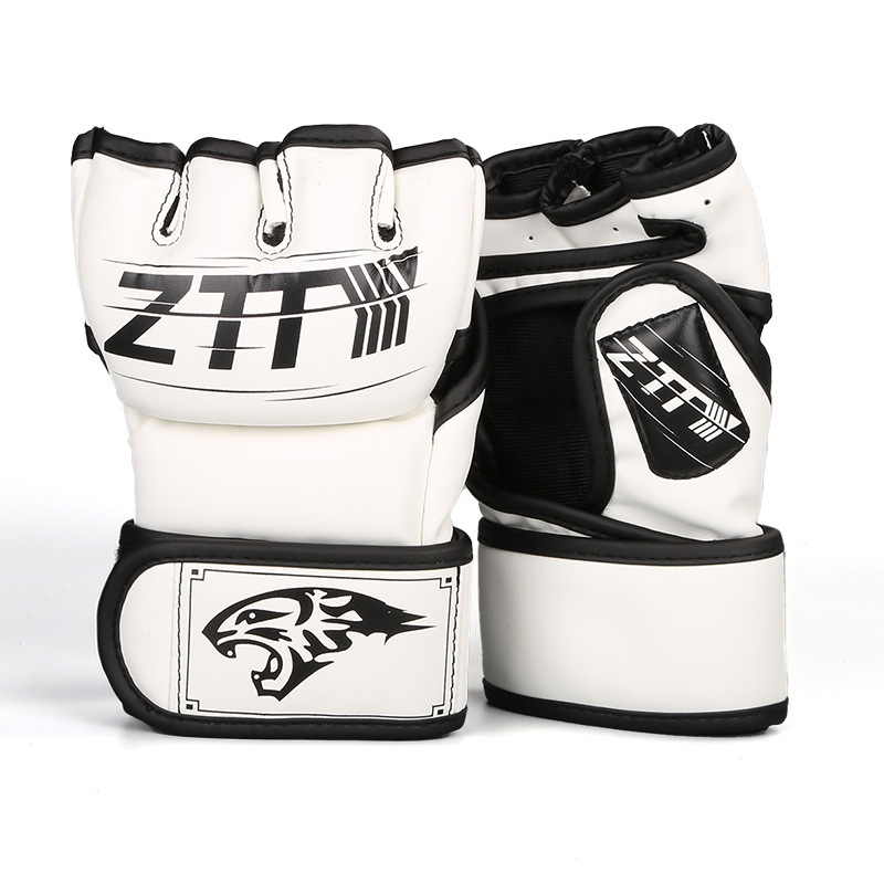 Zhengtu Sports Custom MMA Boxing Guantes PU Deportes Fitness Guantes Entrenamiento profesional Guantes de lucha