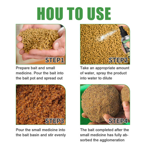 Yegbong Fishing Bait Food Attractant Outdoor Fishing Fishing Bait Quickly Hooks Wild Fishing Fish Attractant