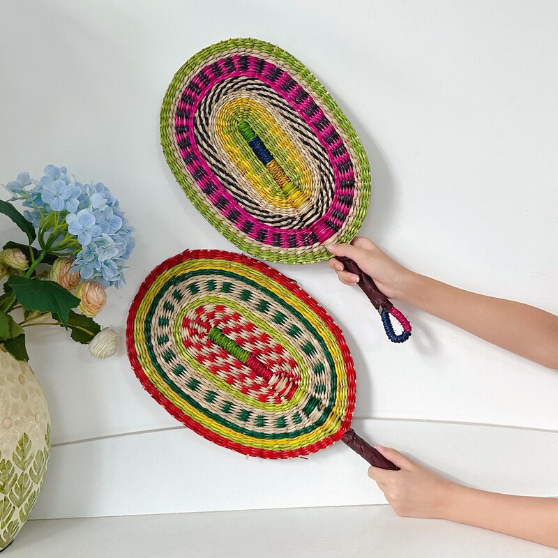 Vietnam Hand-Woven Fan Seagrass Woven Fan Daily Instagram Style African Elements Wall Decoration Homestay Ornaments Vietnam Hand-Woven Fan Seagrass Woven Fan Daily Instagram Style African Elements Wall Decoration Homestay Ornaments