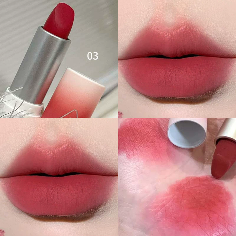 ГЕРОРАНЖ ~ Varid Velvet Mompressure, Красное Муст, Бархат, Симфония, Макияж, Макияж, Осень и зима Белая помада