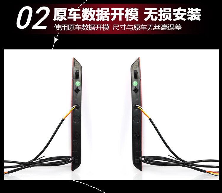 Suitable for 23-26 Models of Bmw 3 Series Modified Led Rear Bumper Lights, Special Rear Bumper Decorative Lights for the 3 Series, Brake Tail Lights