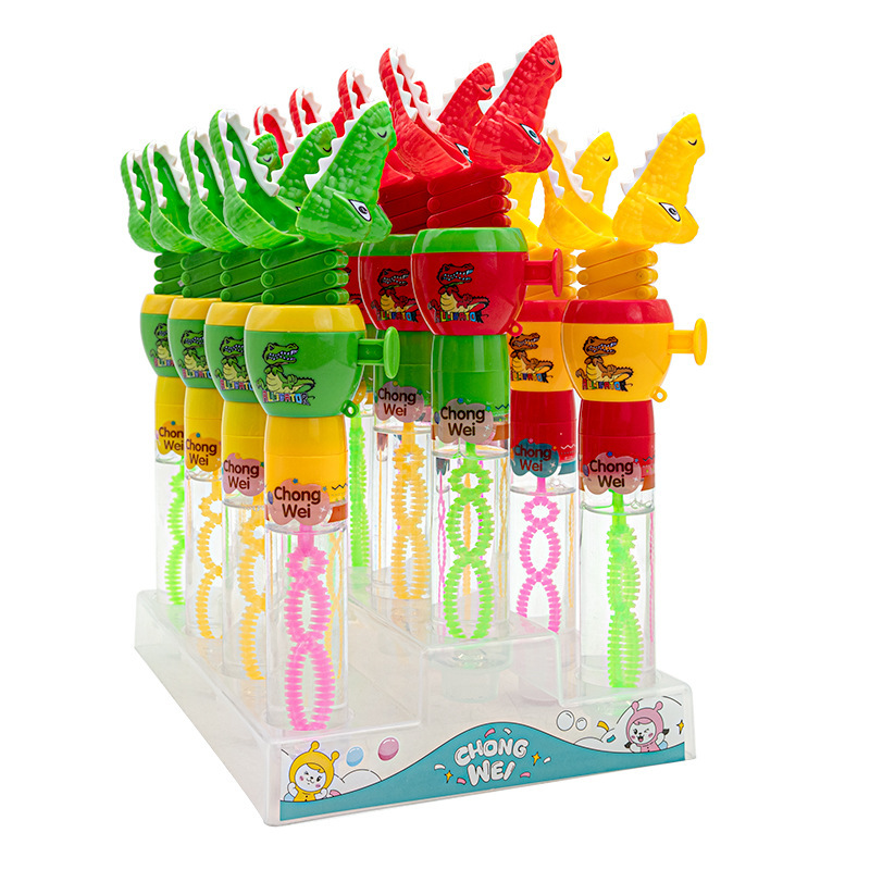 Chongwei Boutique Bubble Stick Fun Cartoon Animal Styler Super Mother and Child Educational Stall Toys Supply for Children