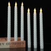 Белый спиральный наконечник (2,2×25,5 см)