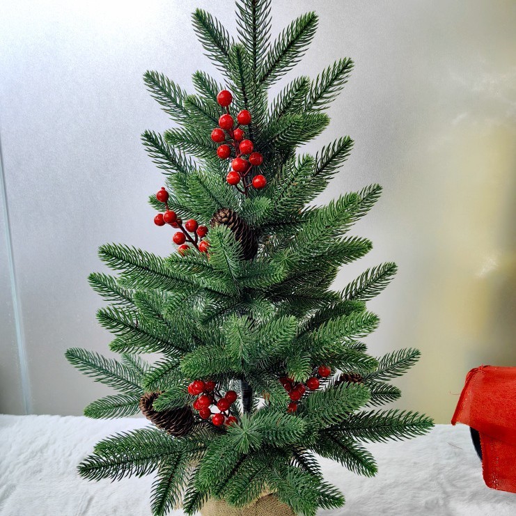 PE ミックスミニクリスマスツリー植毛ホワイトデスクトップクリスマスツリークリスマス装飾雰囲気アレンジメントスノーツリー|undefined