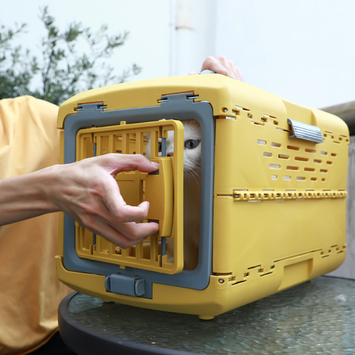 Portable dog cage, pet flight box, foldable cat nest, portable and breathable pet car bag, cross-border shipping
