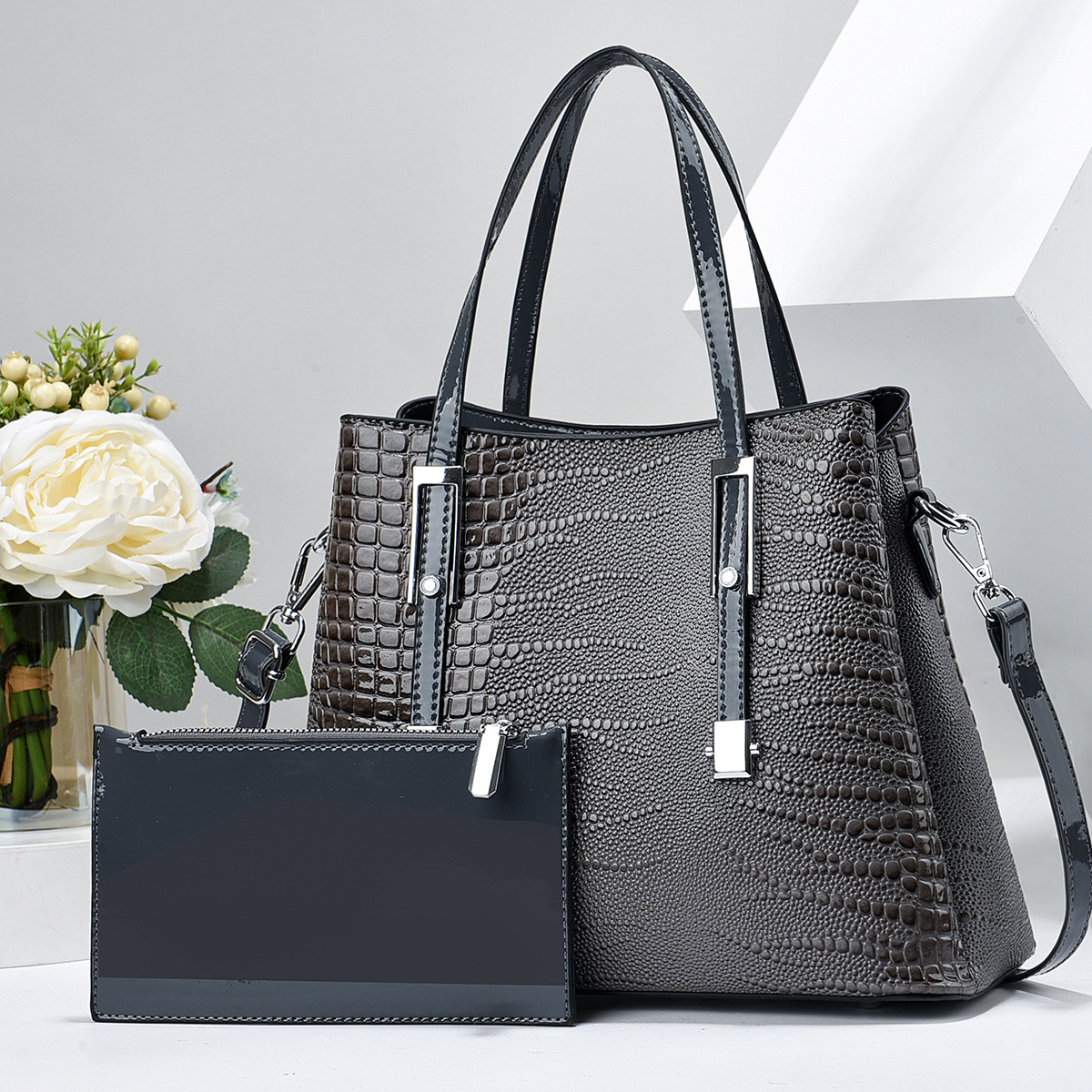 Bolso de Moda para Comercio Exterior, Bolso de Hombro Simple, Nuevo Bolso de Madre e Hija del Fabricante, Bolso Cruzado de Gran Capacidad, Moderno y Elegante para Mujer, 2025 image 13