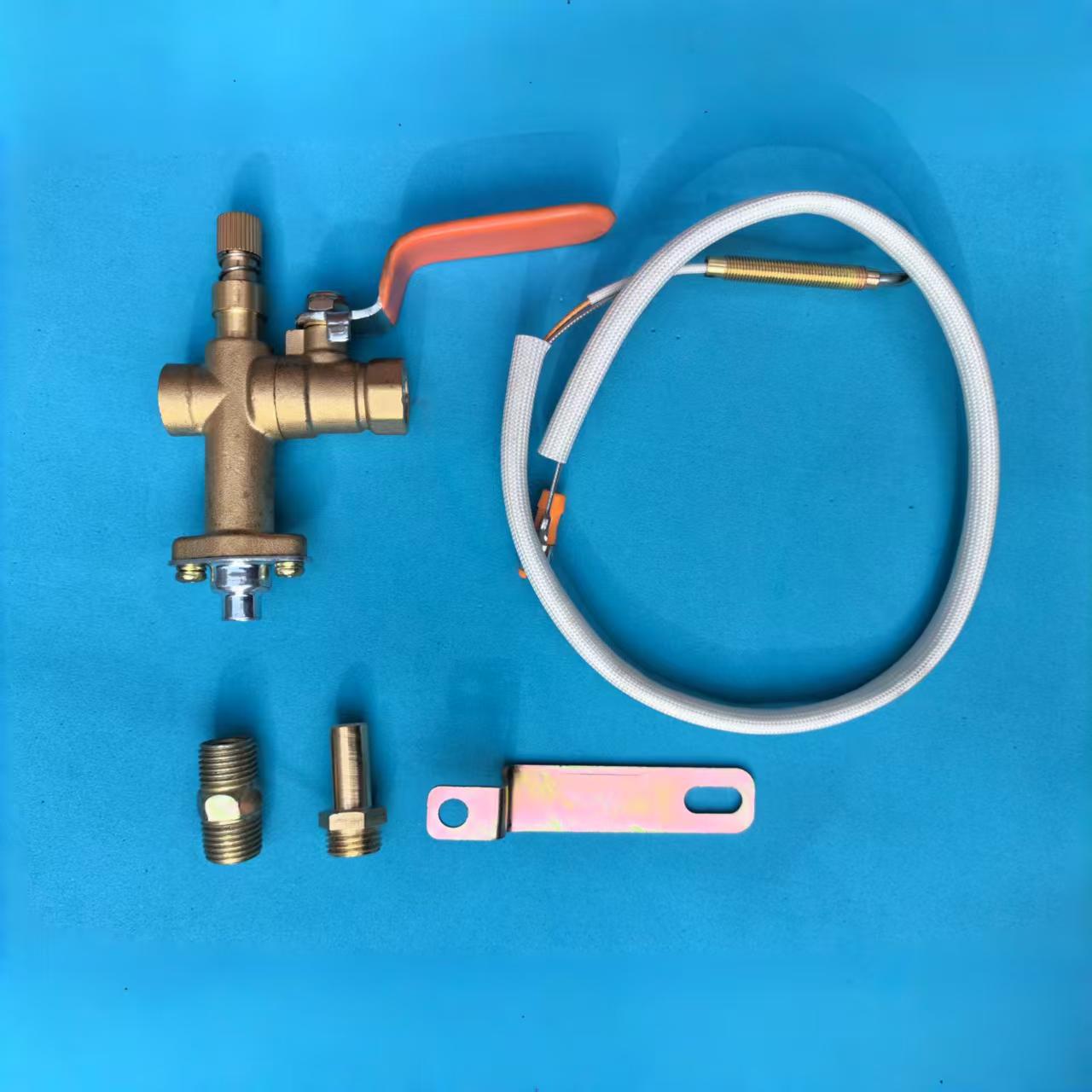 Encendido manual 2 minutos horno de claypot de dientes internos conjunto de encendido de gas licuado de gas natural comercial protección contra llama válvula de seguridad