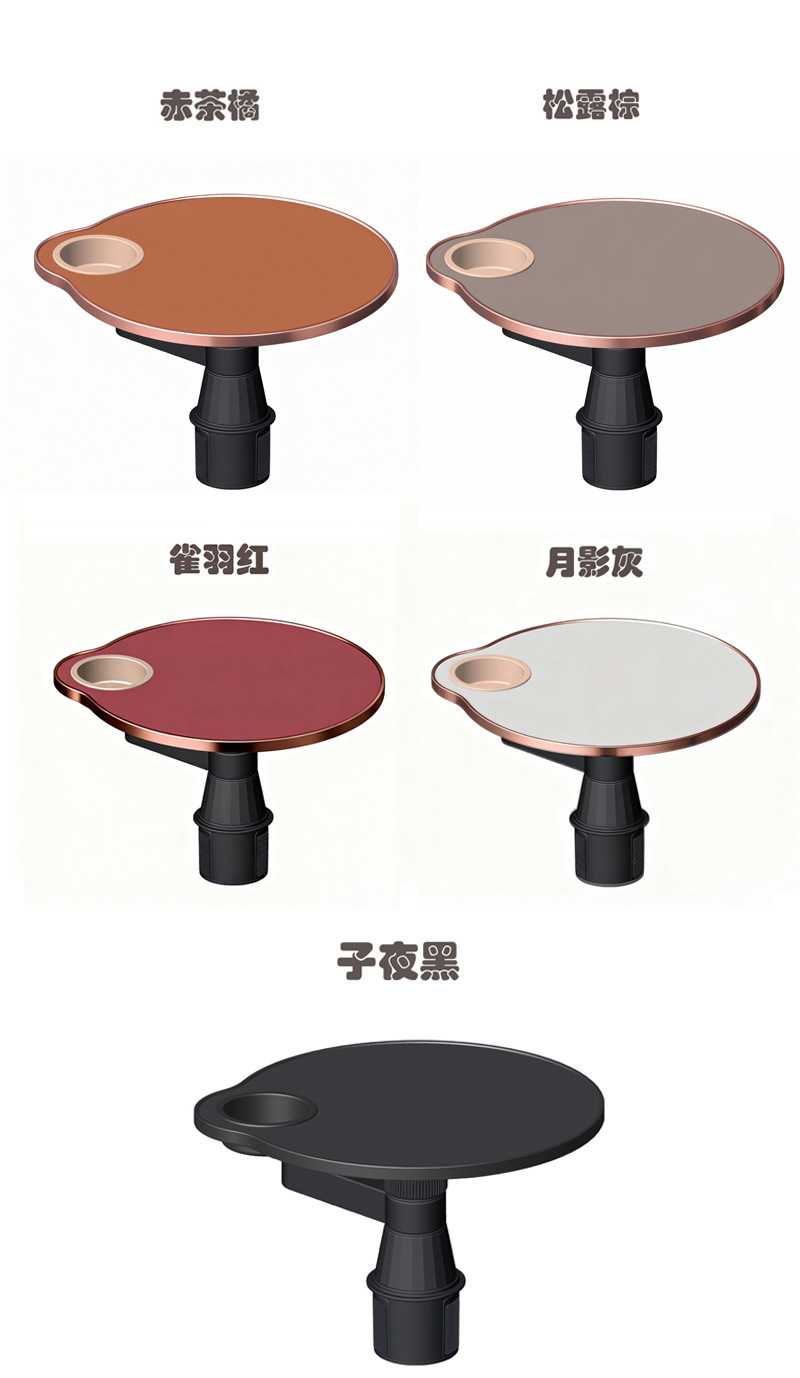 Universal Car Small Table, Ideal for Tesla and Lynk & Co, Dedicated for Work, Dining, and Leisure in the Car