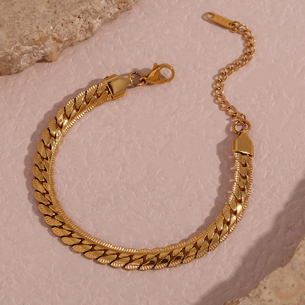 10g Weight 0.03µm-0.05µm Gold Plating Thickness PVD Coated Gold Plating Process Real Gold Plated Plating Material 304 Stainless Steel Pendant Material Necklace Classification 304 Stainless Steel Chain Material 18K Gold Plating Color 1 Piece Quantity Daily Occasion 304 Stainless Steel Material Geometric Pattern Women'S Gender Fashion Style Waterproof Non Tarnish, Plating Craft PVD Coated Real Gold Plated 18K Gold Geometric 304 Stainless Steel Fashion Waterproof Non Tarnish 304 Stainless Steel Necklace 5