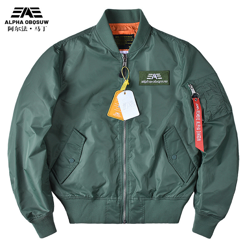 Alpha Martin Trendy Brand MA1 Bomber Jacket Men's American Jacket Top Loose New Spring and Autumn Baseball Suit Men