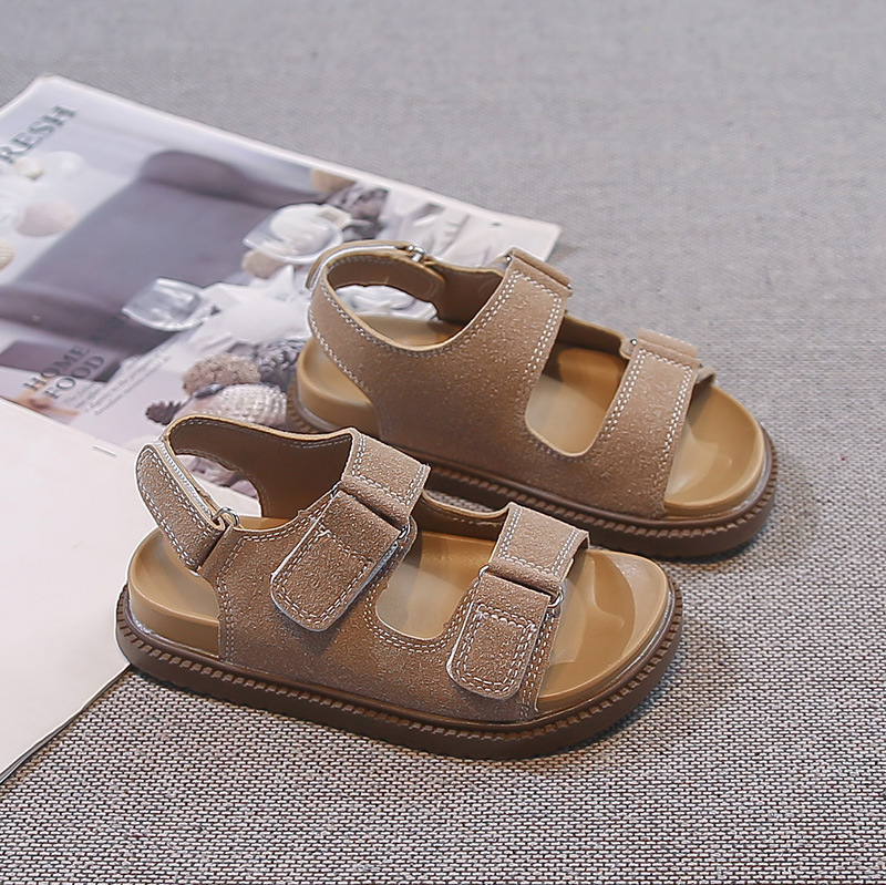 Niñas sandalias vintage casuales verano 2026 nuevo bebé sandalias de dedos abiertos para hombres y mujeres zapatos de playa para niños image 4