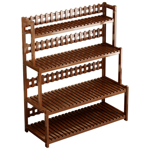 Multi-layer Flower Stand, Balcony Succulent Stand, Indoor Living Room Green Plant Stand, Bamboo Wood Home Plant Pot Rack