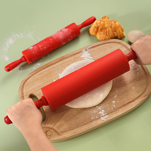 Silicone rolling pin, rolling pin, large and small rollers, DIY baking tools, non-stick flour sticks for home use