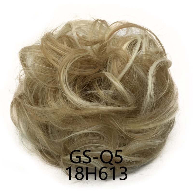 Europa y los Estados Unidos pelucas anillo de pelo de bolas cabeza cuerda elástica peludo natural peludo peludo transfronterizo