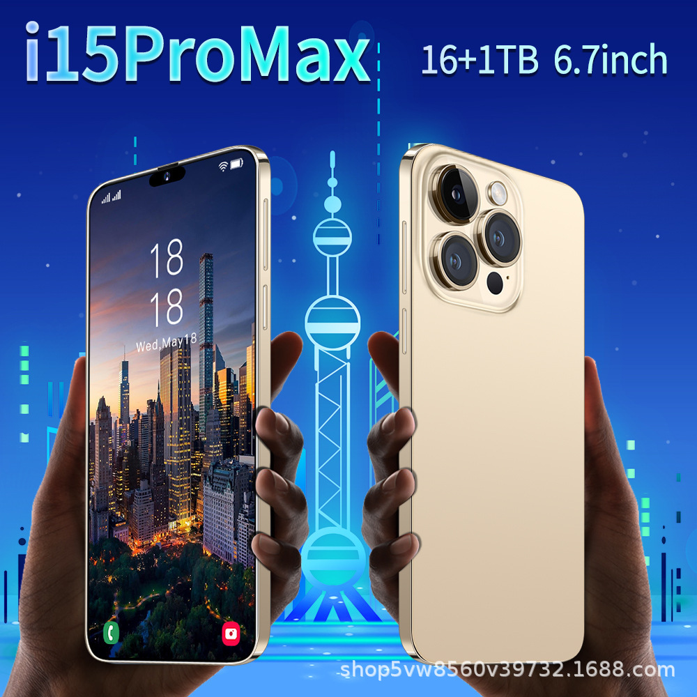 Cross-border Smartphone i15 ProMAX 16 1T Large Memory in stock New Source Factory Digital Price