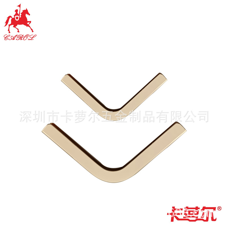 包包护角五金配件   箱包五金配件包角 手袋尾夹护边厂家批发