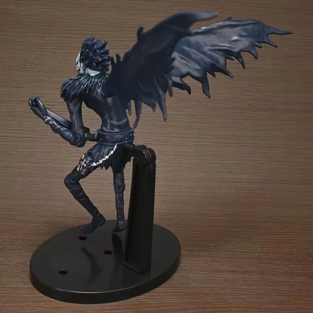 Фигурка шинигами «Рюк» (Death Note) 19 см, коллекционная модель с подставкой и реквизитом-блокнотом
