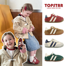 复古topstar童鞋小童儿童运动鞋春秋女童德训鞋男童板鞋宝宝鞋子r