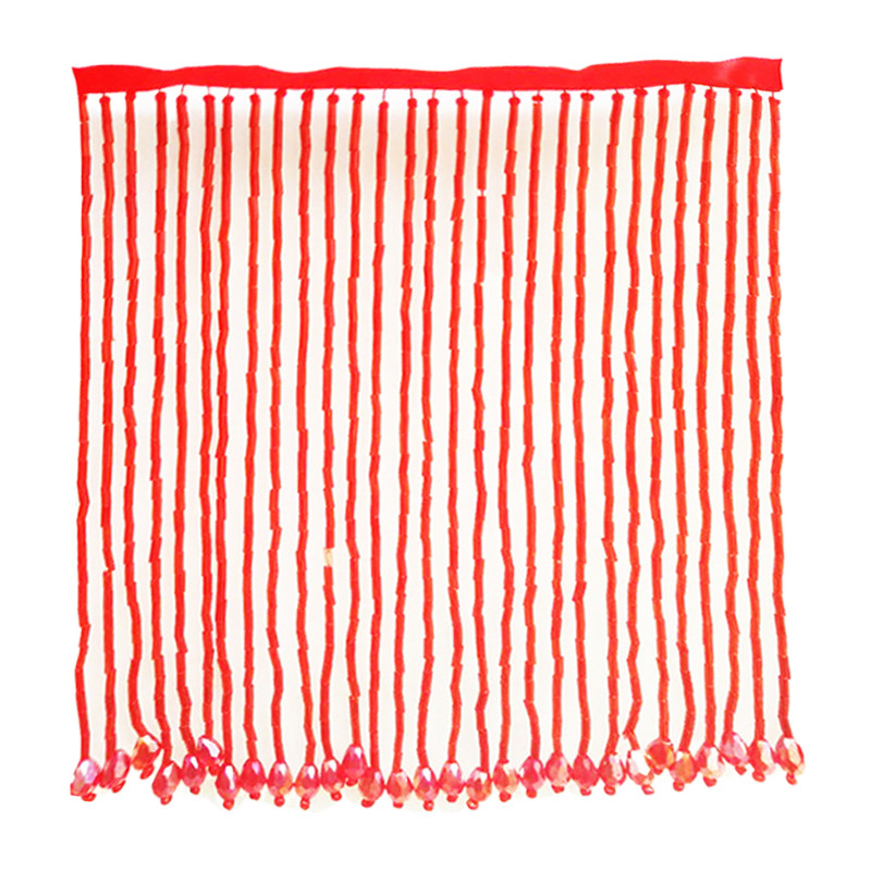 (2개) 중공업 15CM 구슬 파이프 매달려 크리스탈 레이스 긴 모자 웨딩 원피스 의류 액세서리 DIY 액세서리