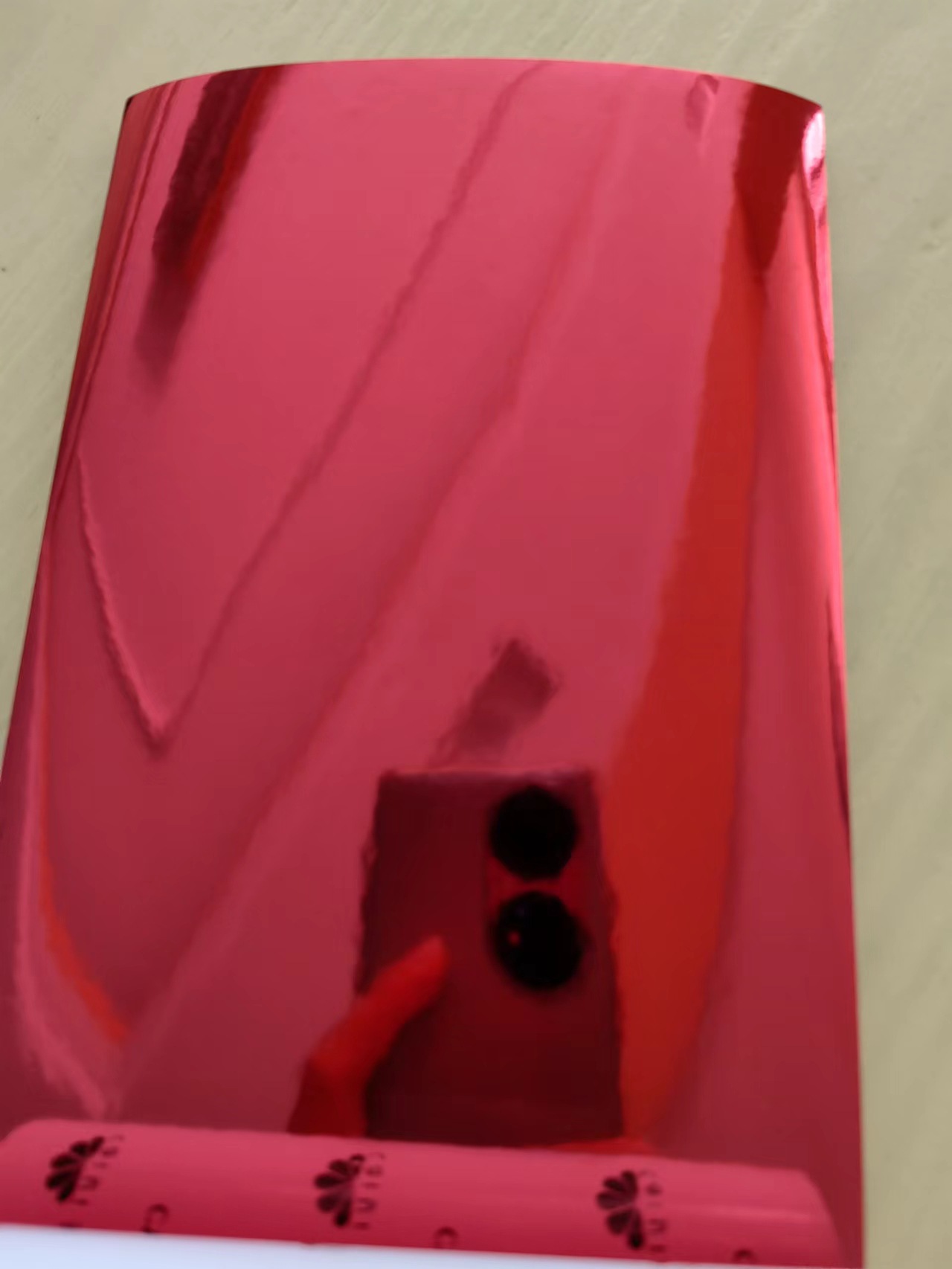 厂家直销 BOPP镭射膜 彩色pet镀铝膜 深圳镭射彩艺金色镀铝膜