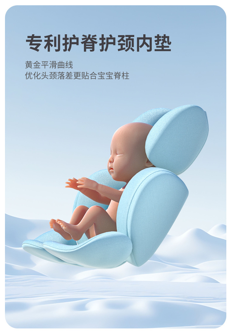 Child Safety Seat, Infant Car Seat, 0-12 Years Old, Rotatable Isize Model