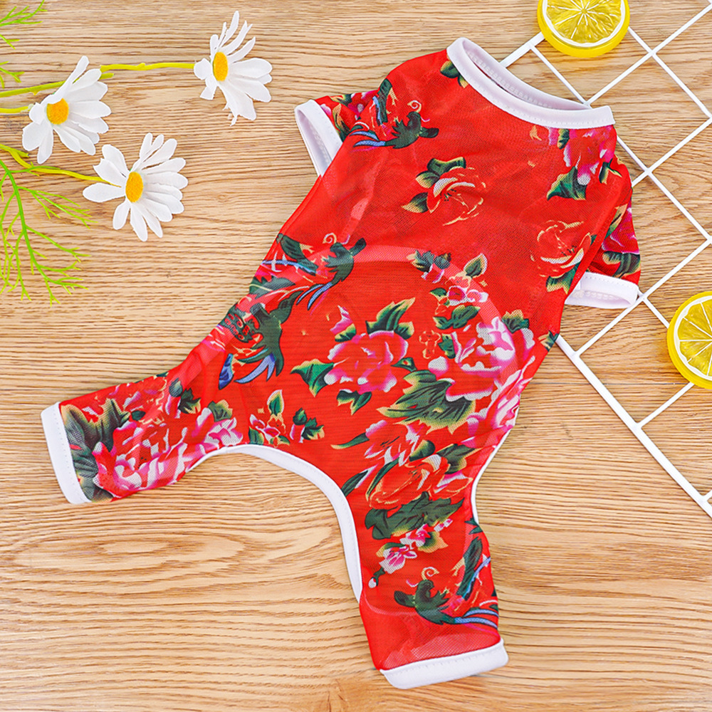 400D ropa de cuatro patas flor grande del noreste