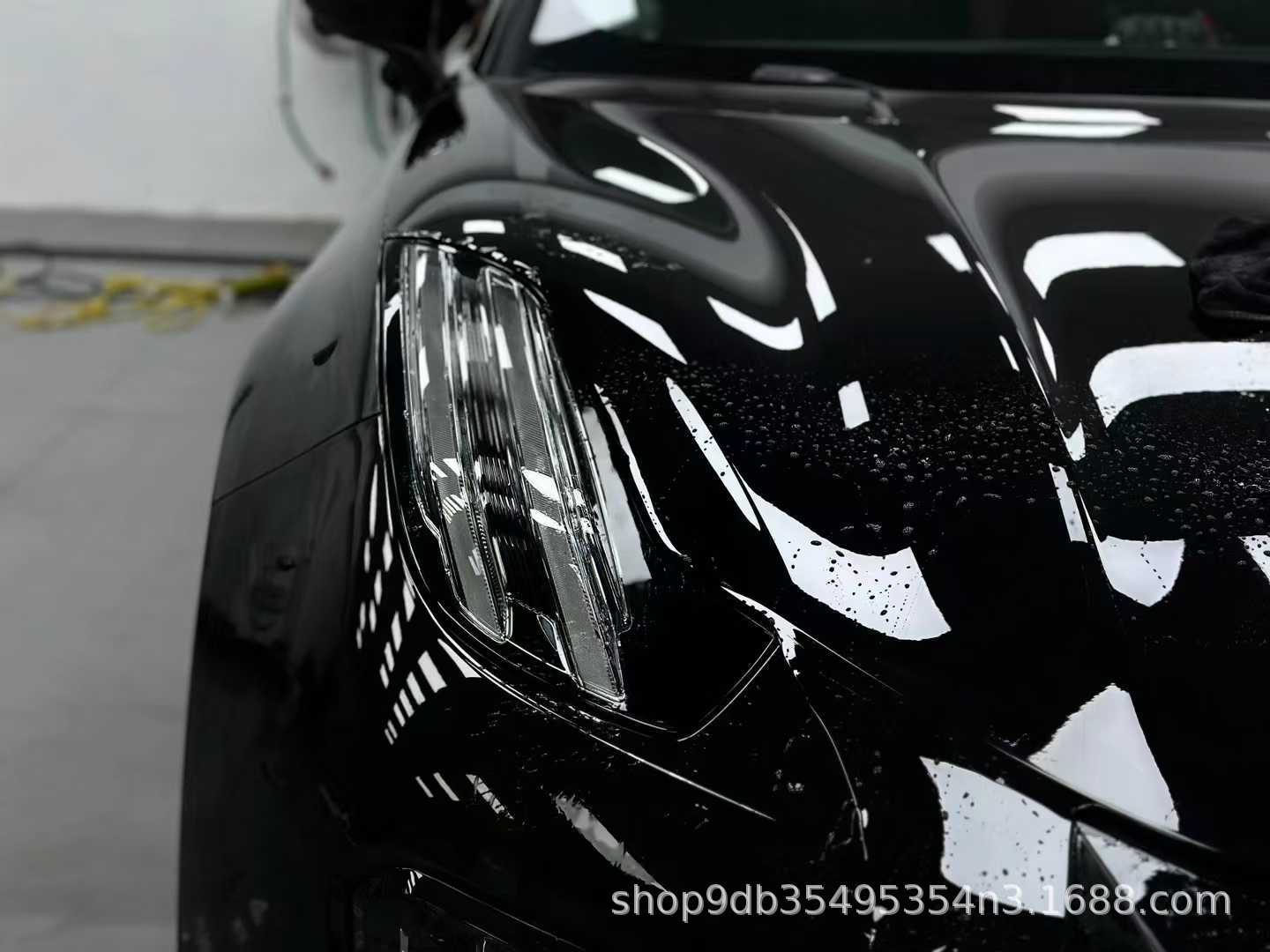 Imported Tpu Super Bright Piano Black Color Changing Film Bright Black Full Car Car Clothing Matte Color Changing Modified Paint Protective Film