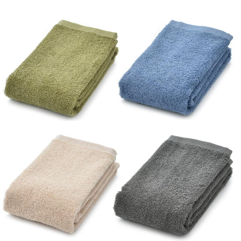 Хорошее хлопковое бархатное полотенце без принта в японском стиле, Хлопковое полотенце для рук, Хлопковое полотенце для лица, отель, банное полотенце, набор из трех предметов, синьцзянский хлопок