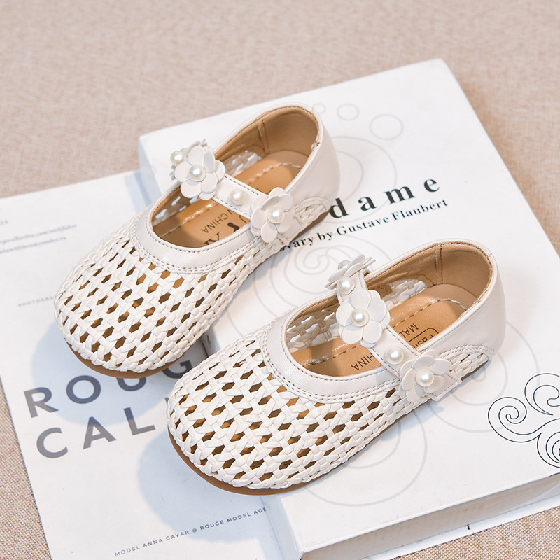 Zapatos romanos trenzados para niñas 2026 verano nuevo niño de moda universal hueco con suela suave zapatos de princesa zapatos image 7